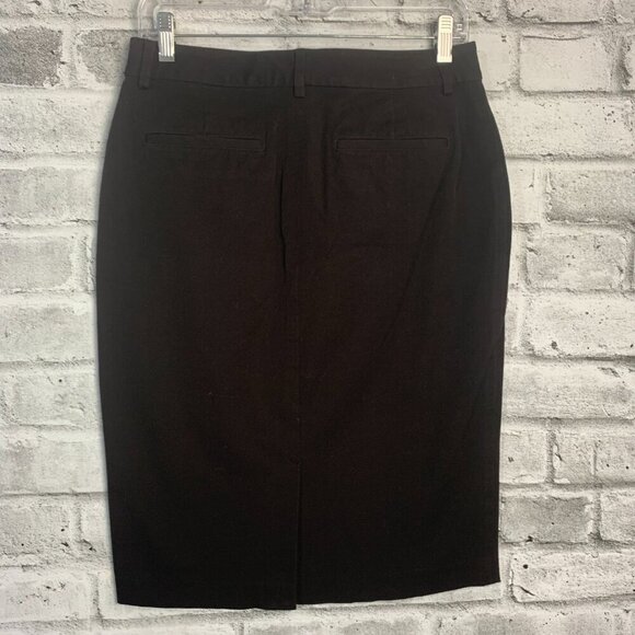 Lauren Ralph Lauren Chocolate Brown Straight Pencil Skirt - Picture 5 of 11
